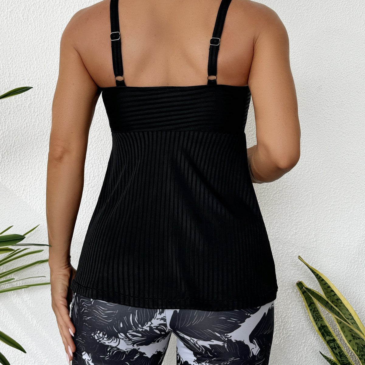 Women's Casual Tank Top with Peplum Cut Ivyshape