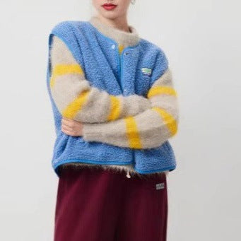 Women comfortable Fleece Vest Ivyshape