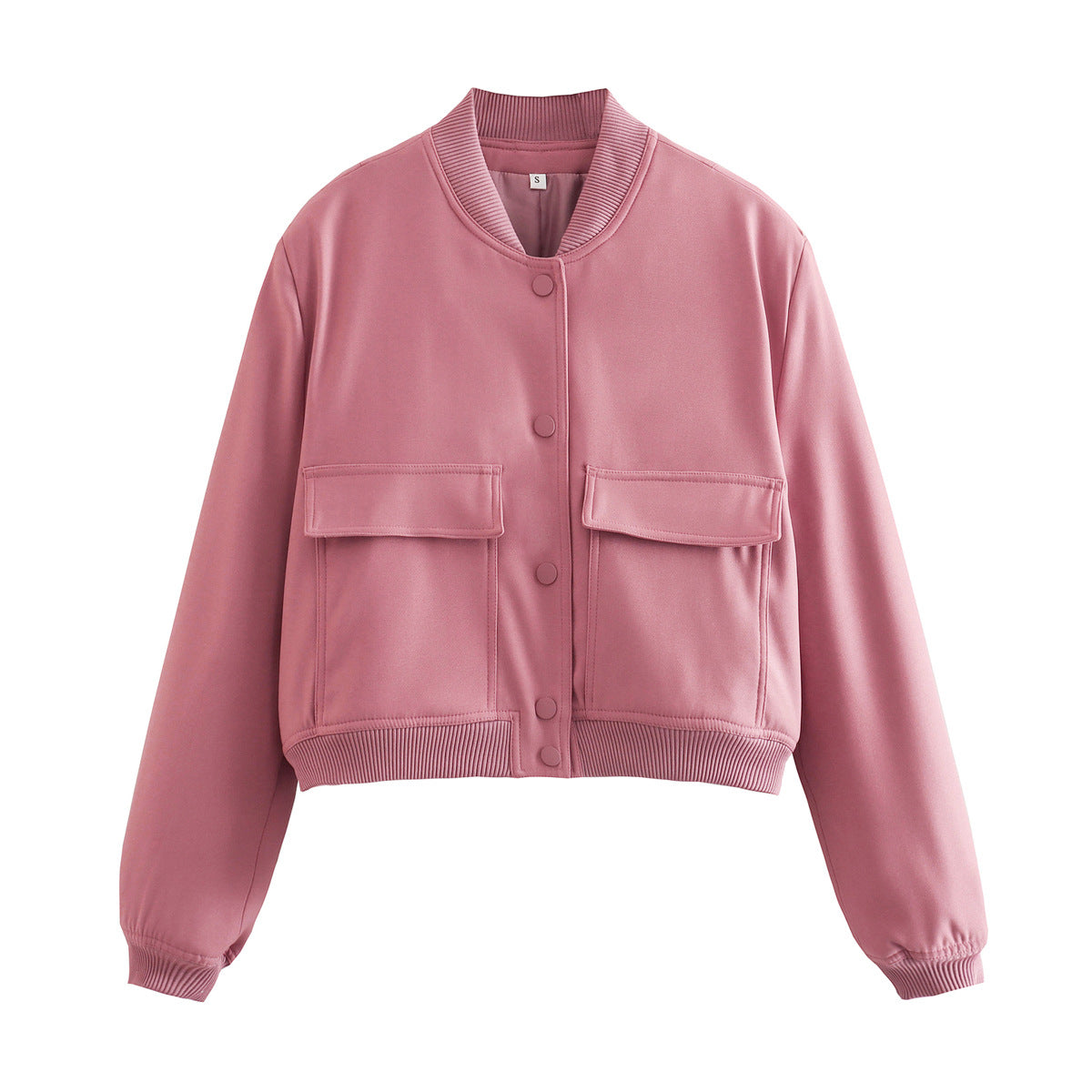 Women's sporty bomber jacket with padded lining and practical pockets Ivyshape