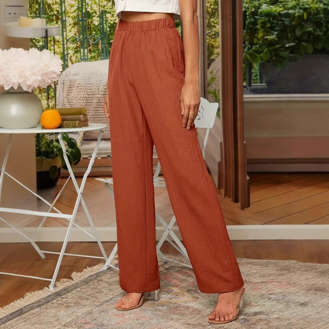 Ladies elegant and airy Palazzo pants Ivyshape