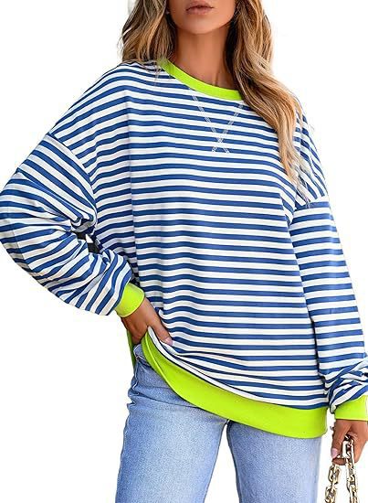 Ivyshape | Color Block Sweater With Drawstring Top