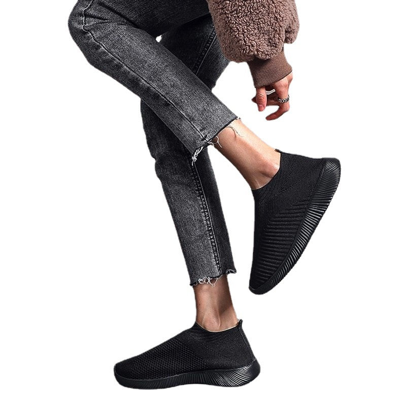 Women's sports shoes with elastic upper material and non-slip sole Ivyshape