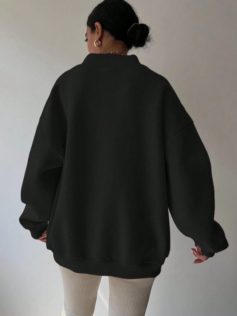 Ivyshape | Casual Long-Sleeve Sweatshirt