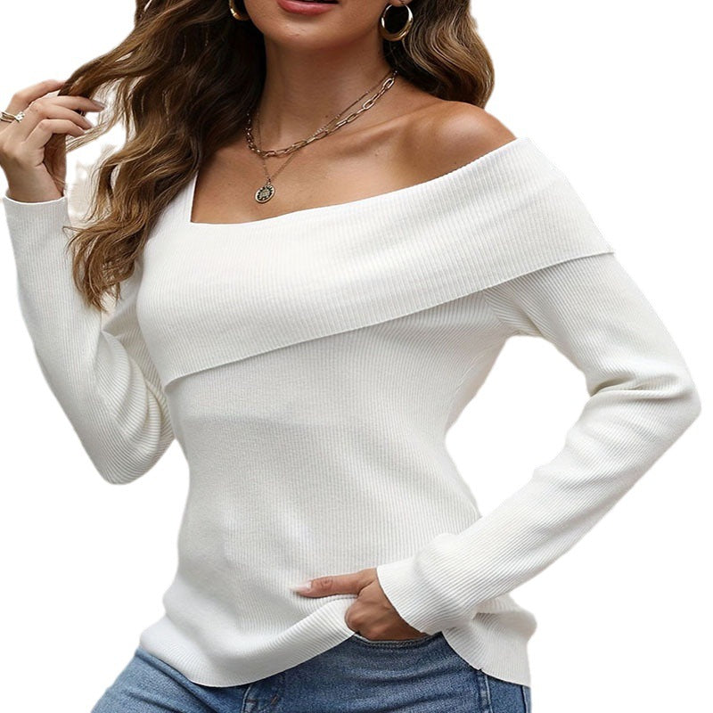 IvyShape | Lightweight Spring Autumn Long Sleeve Pullover Sweater