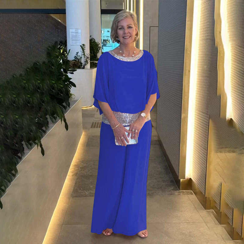 Ladies Elegant Evening Jumpsuit Ivyshape