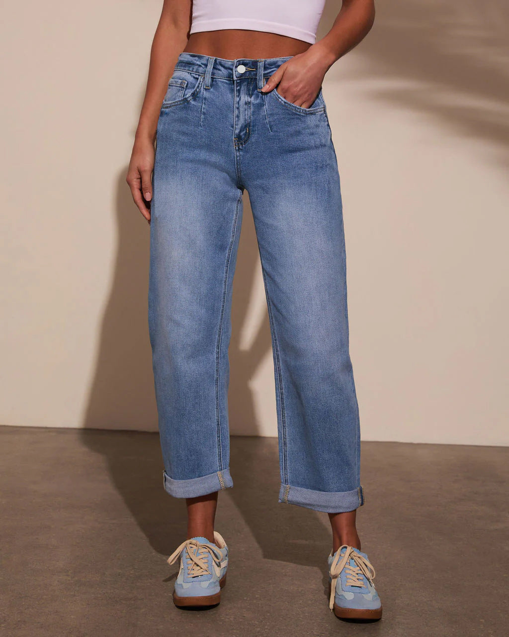 Women's Boyfriend Jeans Ivyshape