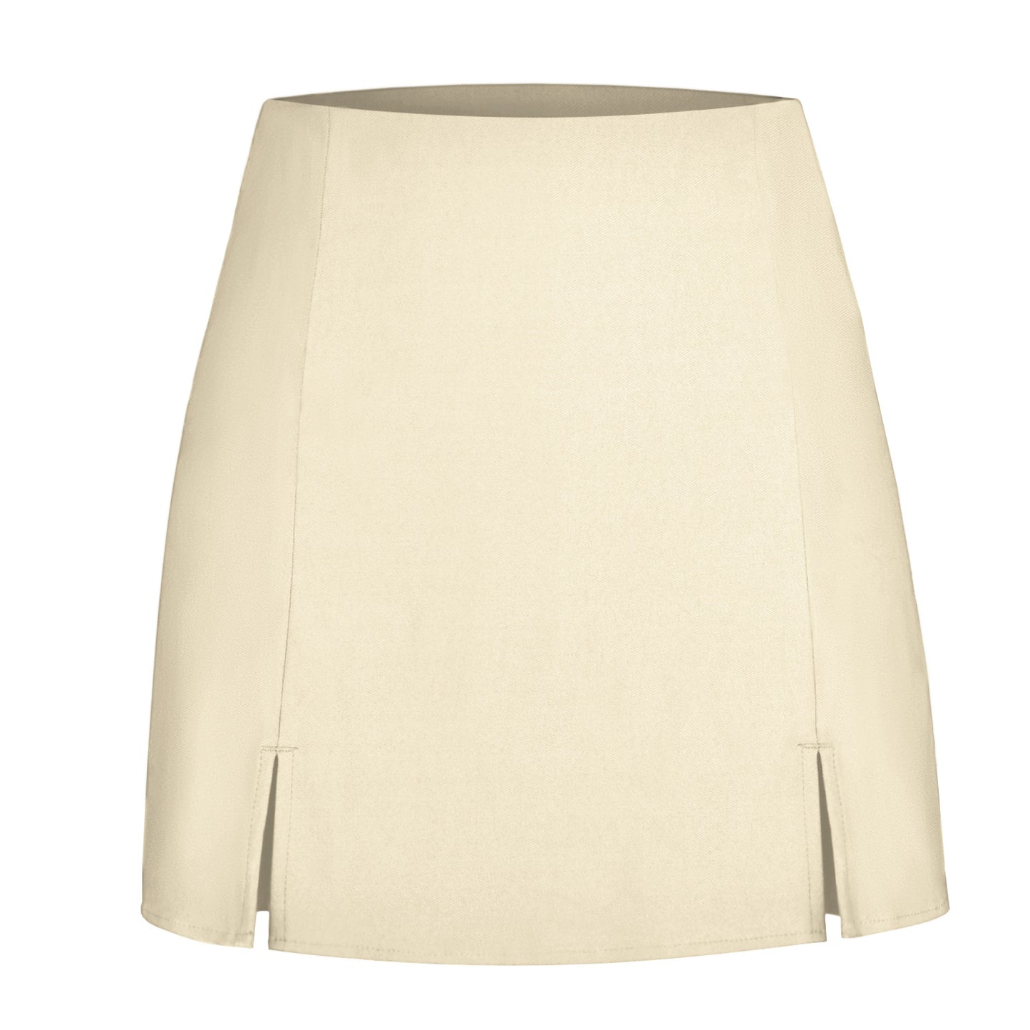 Ladies Designer Mini Skirt with Side Slits Ivyshape