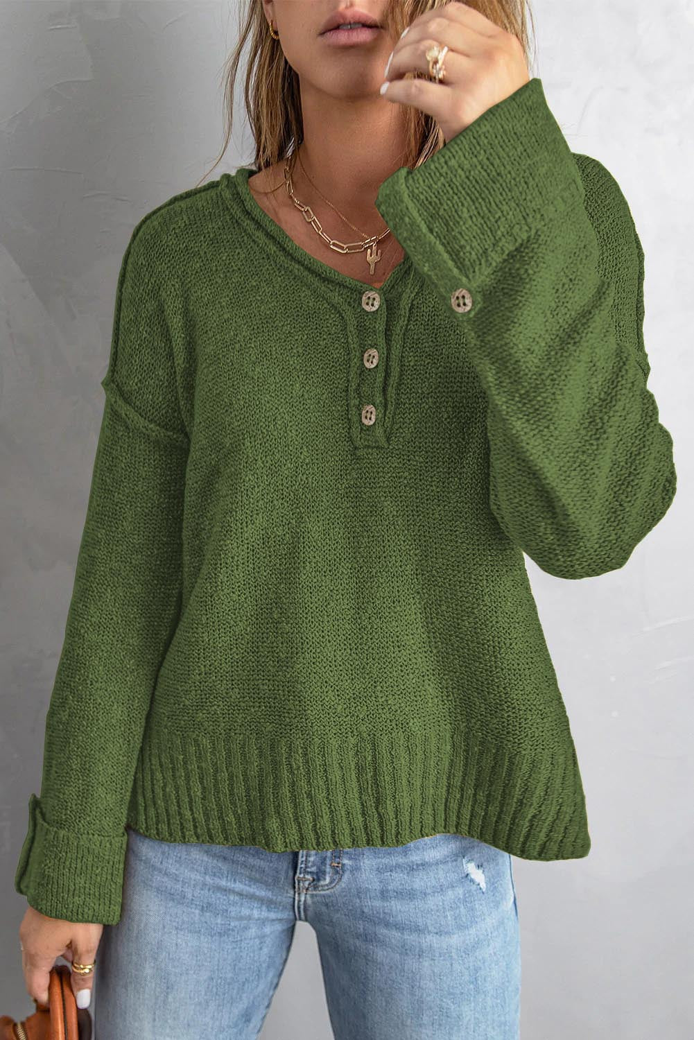 Ivyshape | Loose Casual Stylish Winter Sweater