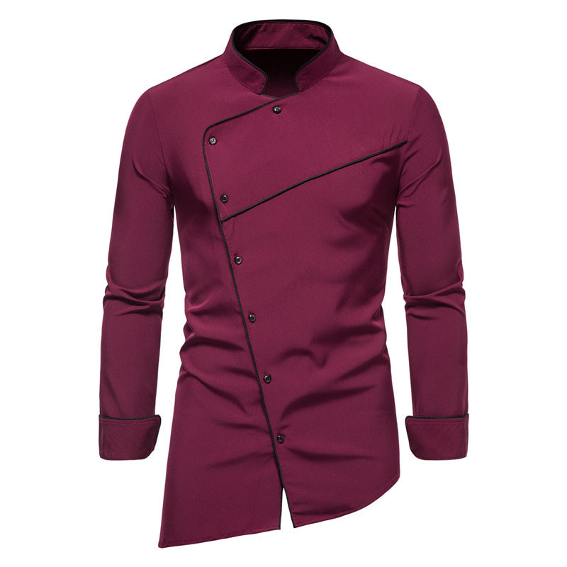 Men's chef jacket with stylish accents and professional cut Ivyshape