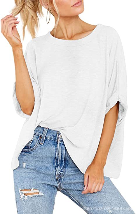 Ladies casual oversized T-shirt Ivyshape