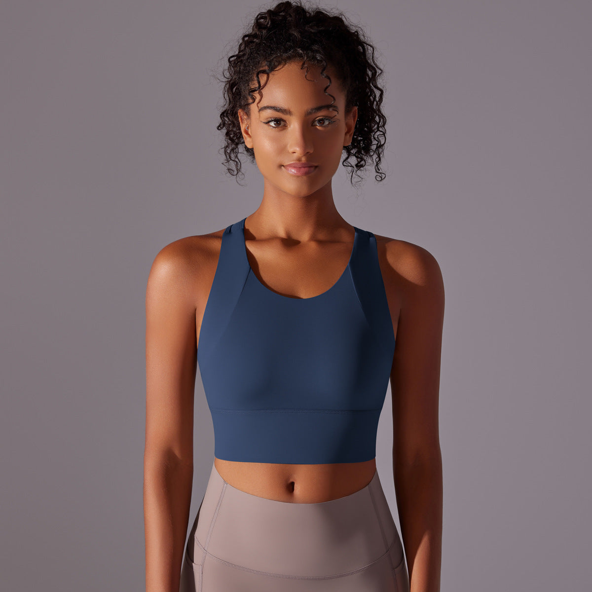 Ladies Sport Bra with seamless construction and breathable material Ivyshape