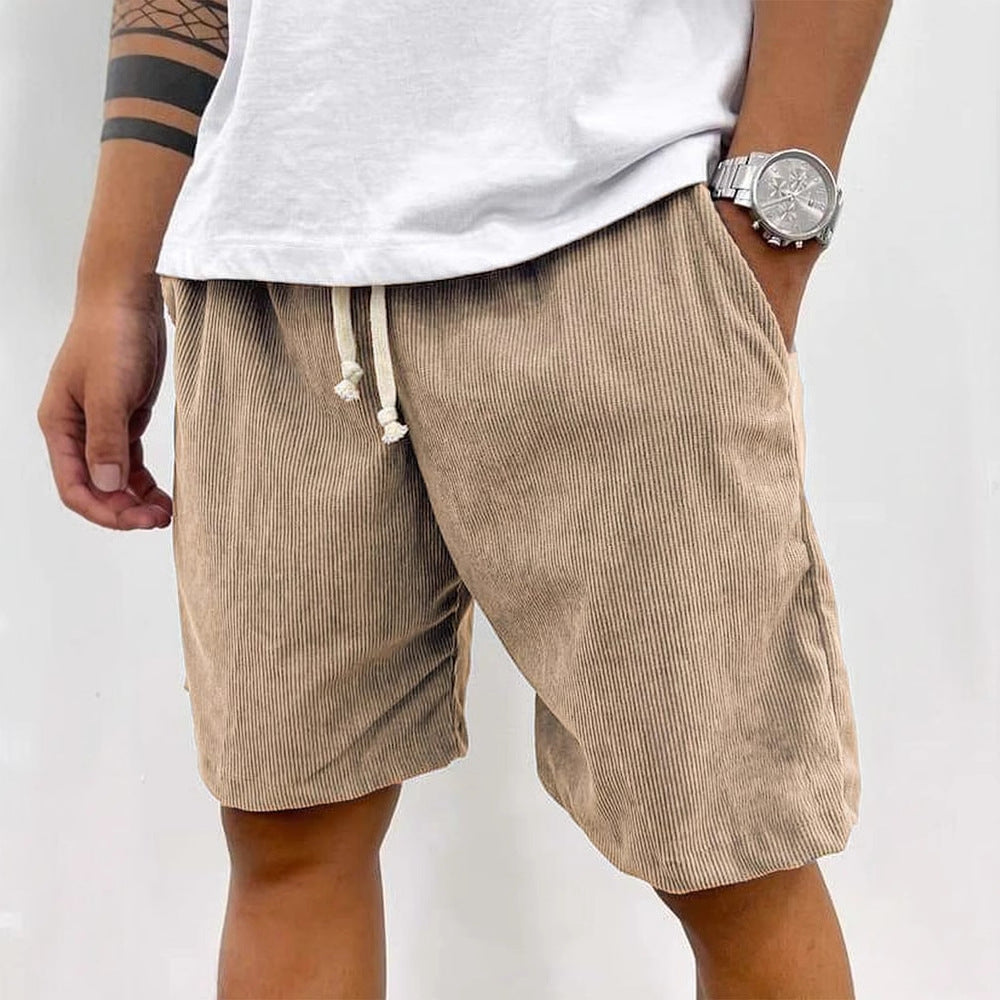 IvyShape Fashion | Men's Casual Drawstring Cord Shorts