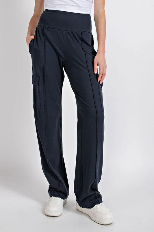 High-waisted cargo pants for women Ivyshape