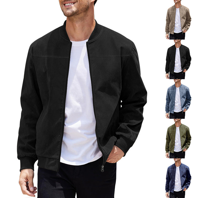 Men's stylish and comfortable softshell jacket with high collar Ivyshape