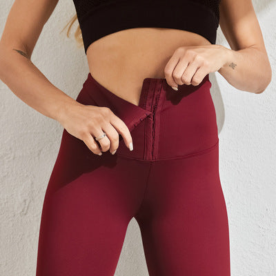 Women's high-performance sports leggings with innovative high waistband Ivyshape