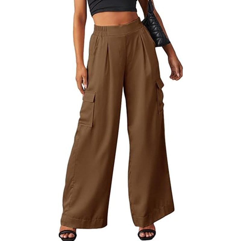 Women's wide Cargo pants in urban style Ivyshape