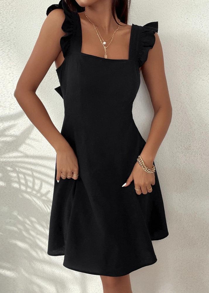 Ivyshape | Bliss Flutter Sleeve Mini Dress