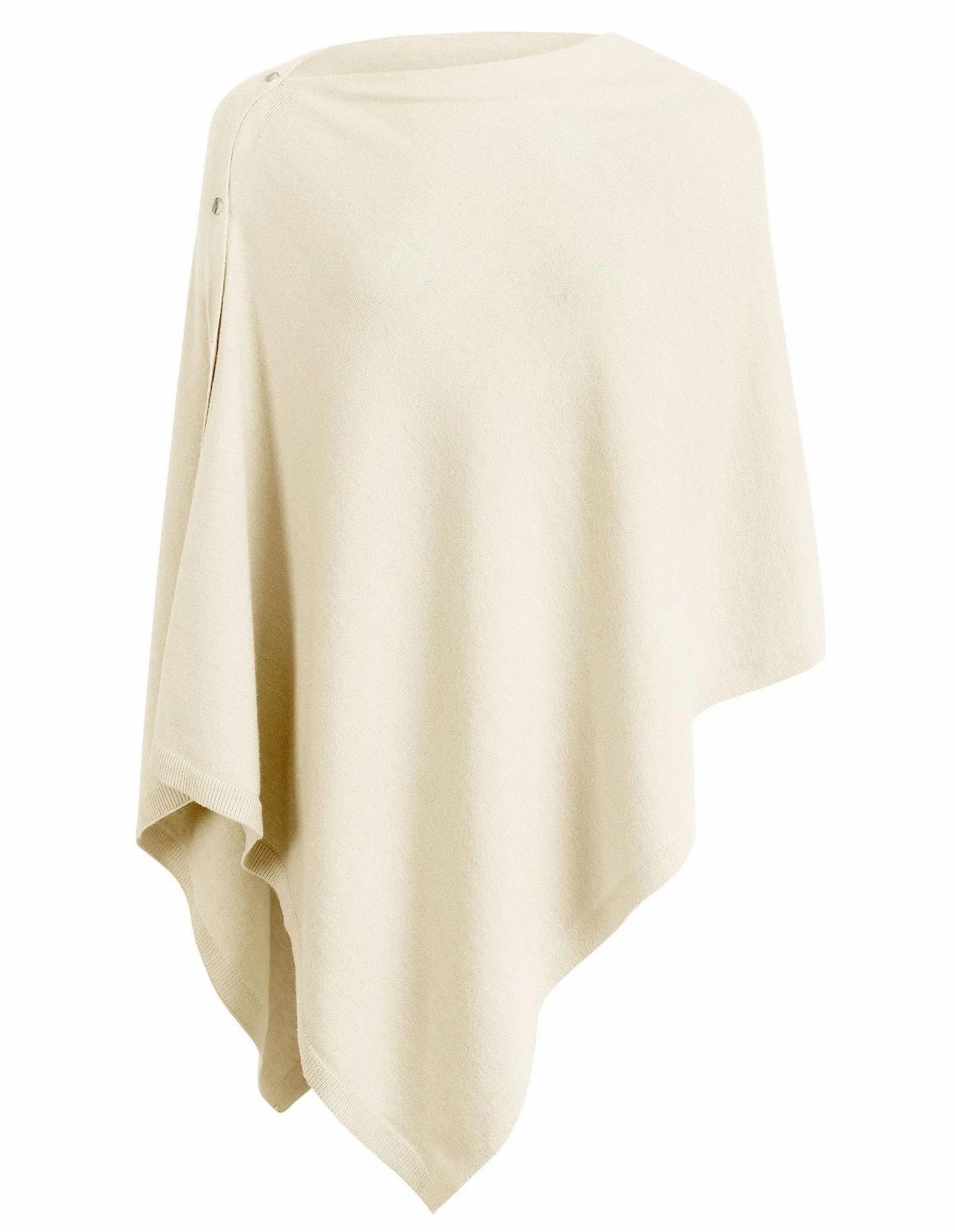 Women's versatile poncho made from high-quality material blend Ivyshape