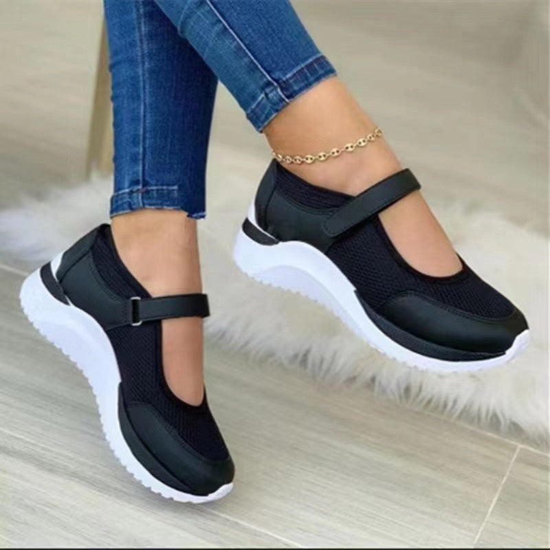 Women's Breathable Half Shoes with Adjustable Strap Ivyshape
