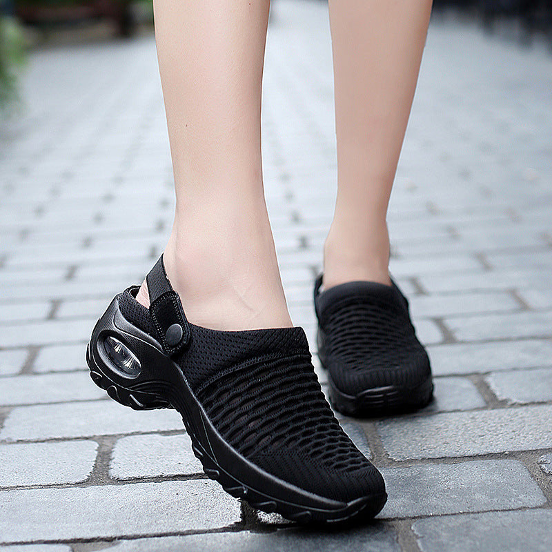 Women Breathable Leisure Shoes with Non-slip Sole and Mesh Upper Ivyshape