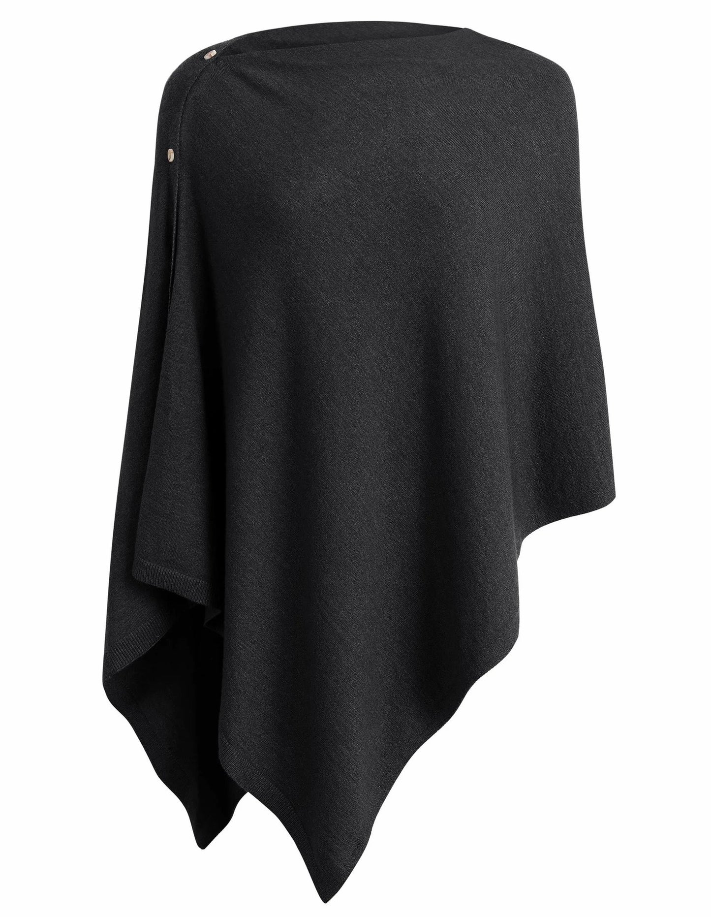Women's versatile poncho made from high-quality material blend Ivyshape