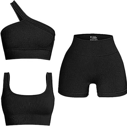 Women’s Sports Bra and Shorts Set Ivyshape