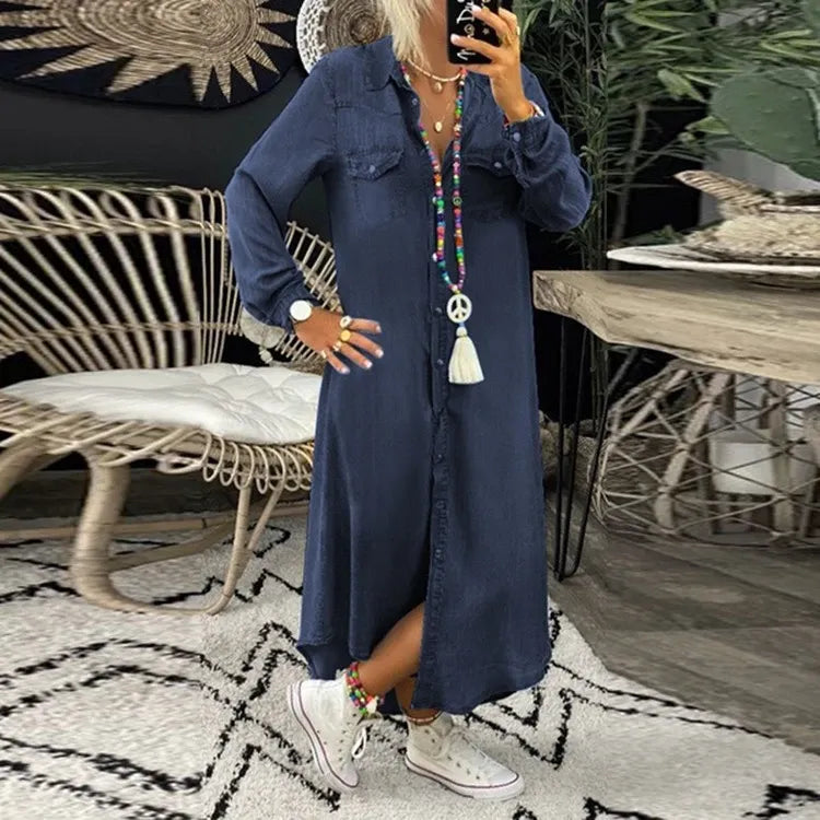 Ivyshape | Denim Summer Dress
