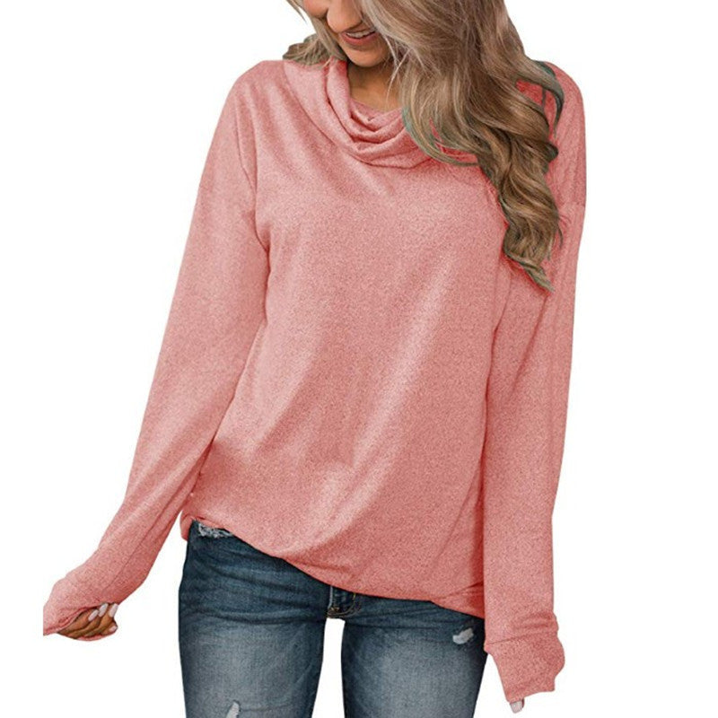 Ladies Casual Turtleneck Sweater with Soft Material Ivyshape