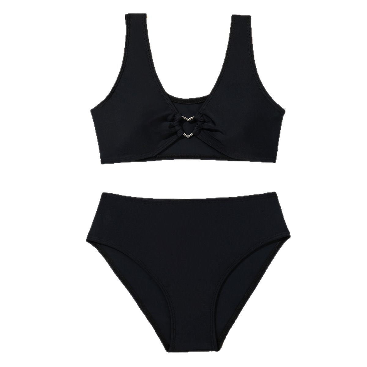 Women's Sporty Bikini with sophisticated ribbed design and high-cut panties Ivyshape