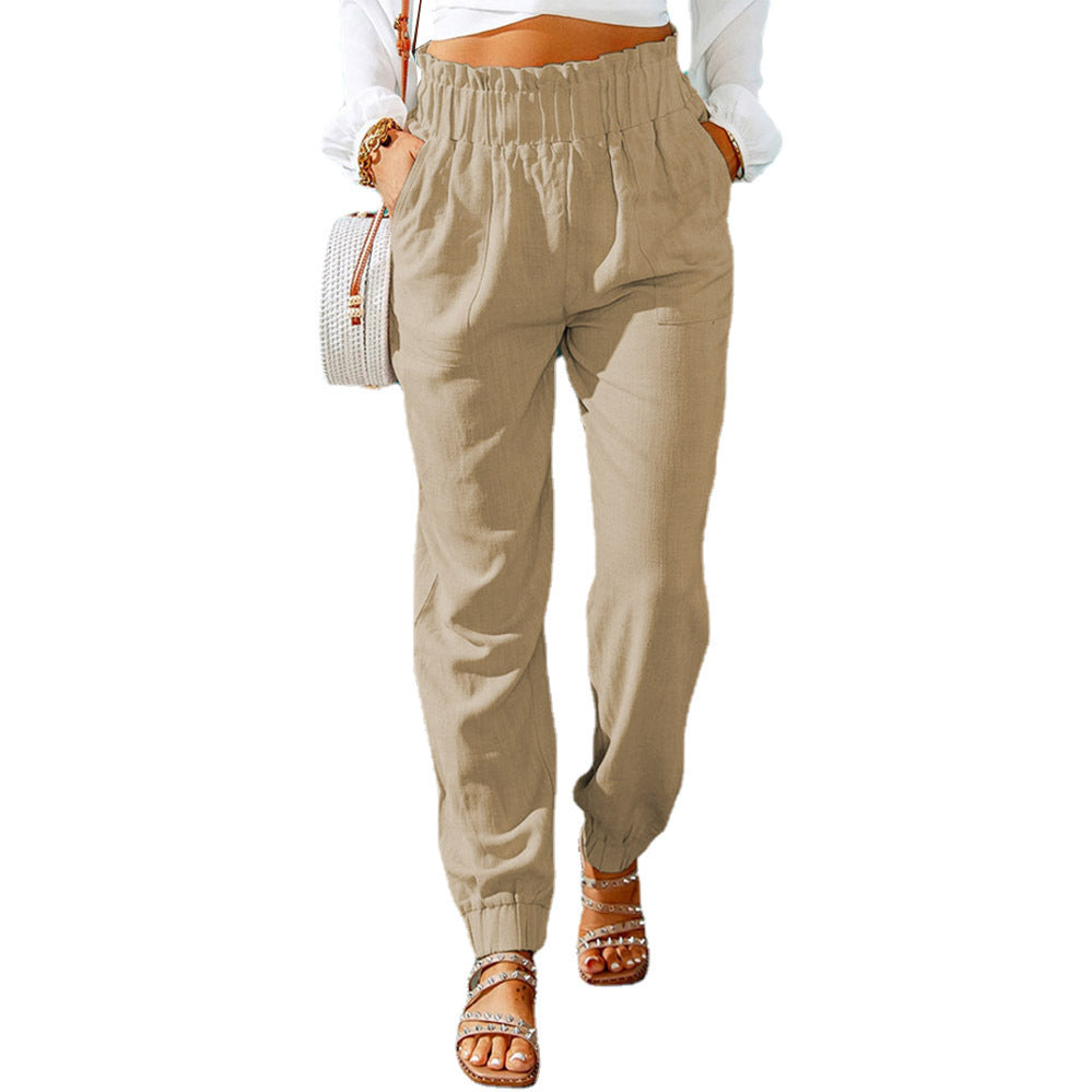 Women's Jogging Pants with Elastic Waistband Ivyshape