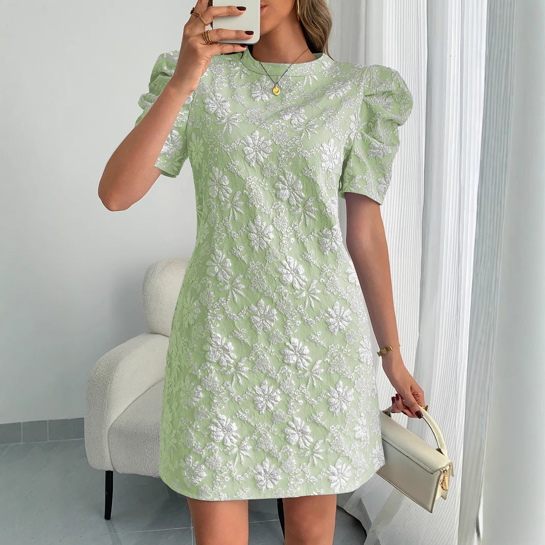 Women Embroidered Floral Mini Dress Ivyshape