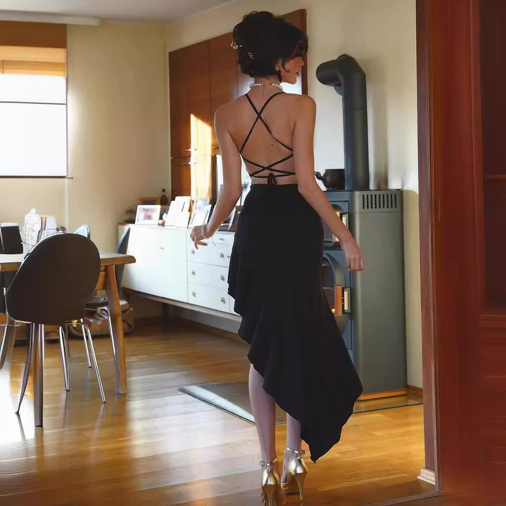 Women Figure-hugging Maxi Dress with Elegant Gathering Elements Ivyshape