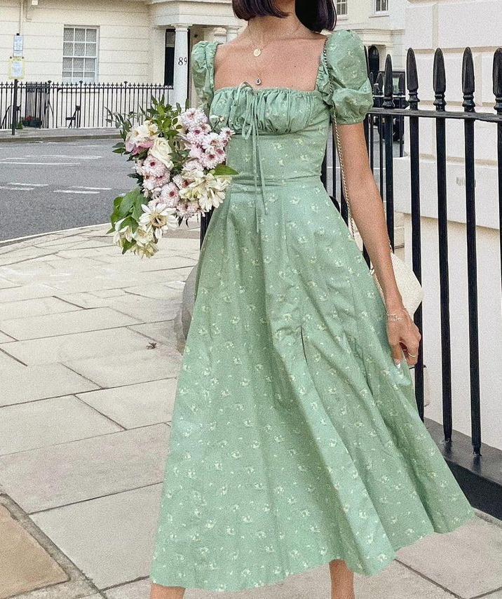 Women's Off-Shoulder Floral Pattern Maxi Dress Ivyshape