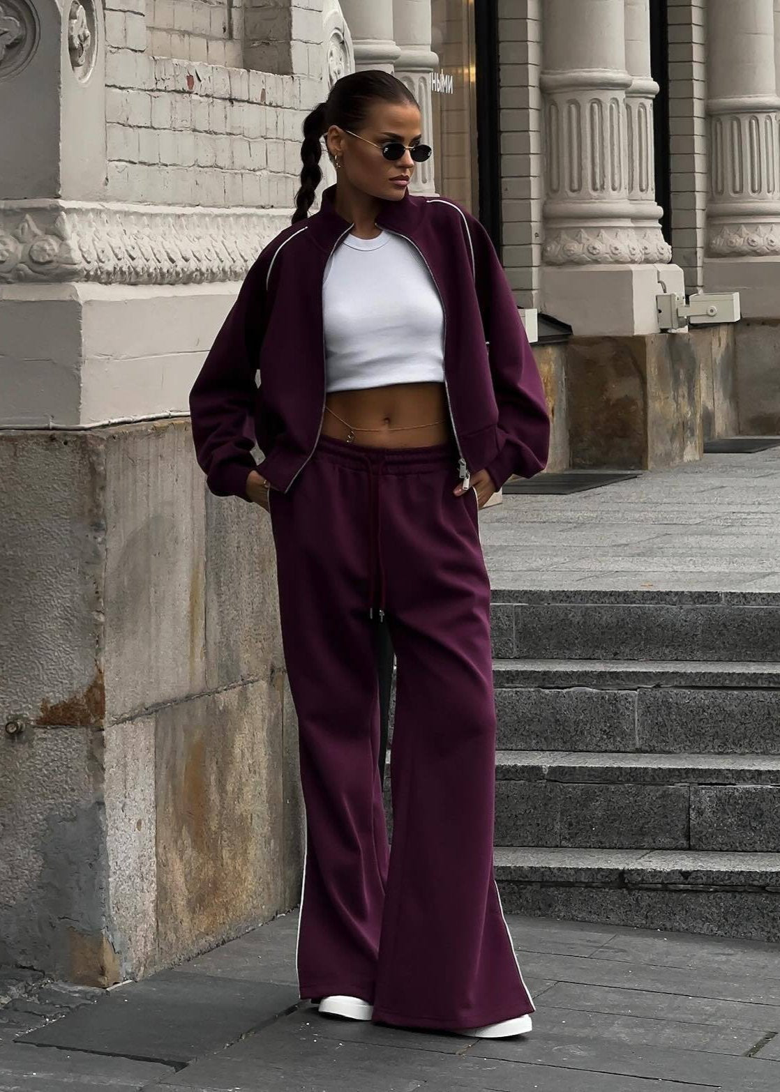 Ivyshape | Tracksuit Set Sporty Luxe