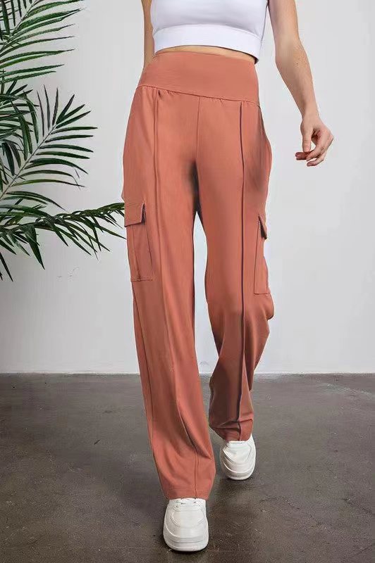 High-waisted cargo pants for women Ivyshape
