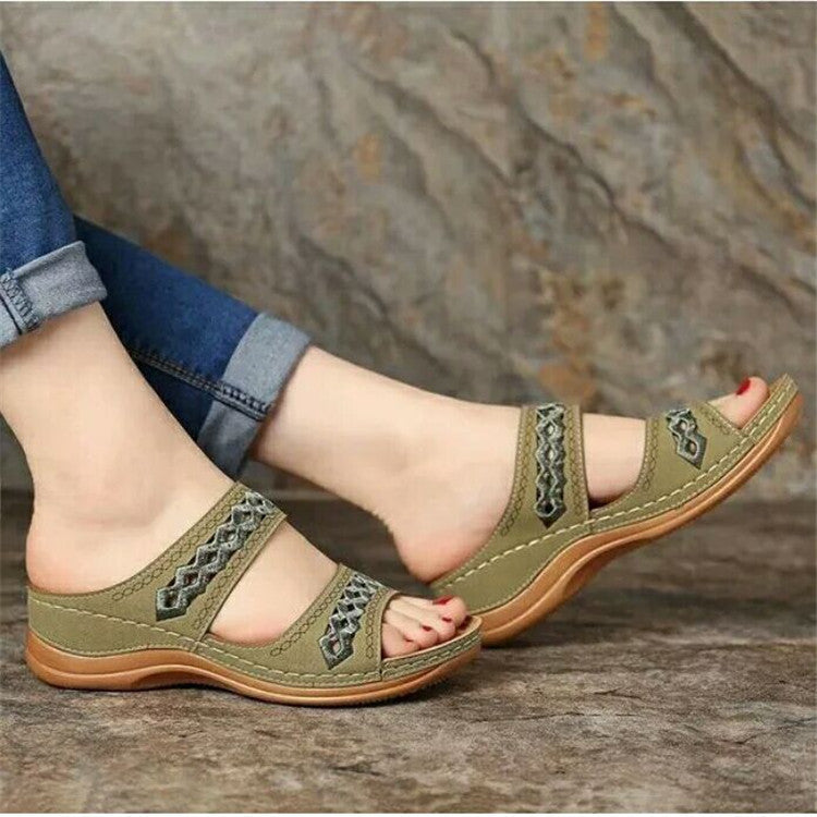 Women Comfortable and Fashionable Mules with Wide Adjustable Straps Ivyshape