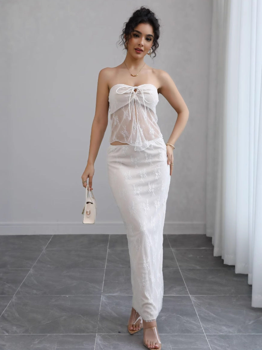 Women Elegant Transparent Maxi Dress Ivyshape