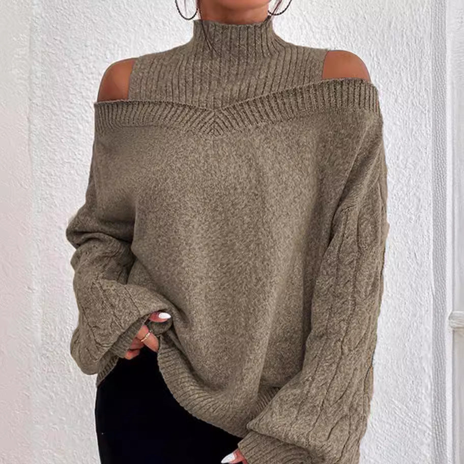 IvyShape | Oversized Cross-Border Knitted Sweater for Women