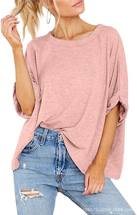 Ladies casual oversized T-shirt Ivyshape
