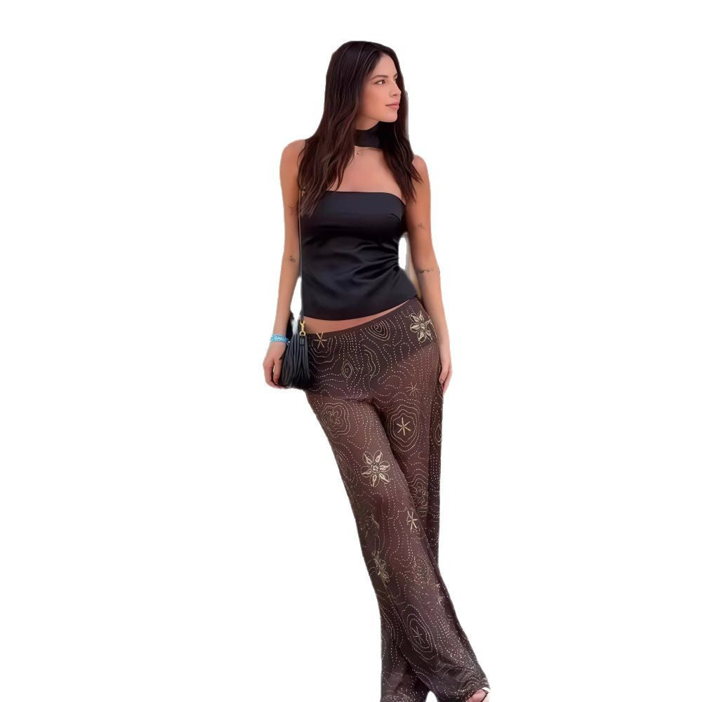 Women Elegant Top with innovative sheen and embroidery details Ivyshape