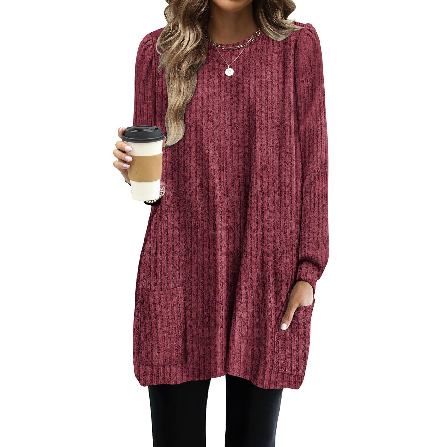 Women's Long Sleeve Dress Ivyshape
