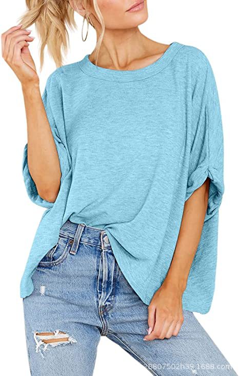 Ladies casual oversized T-shirt Ivyshape