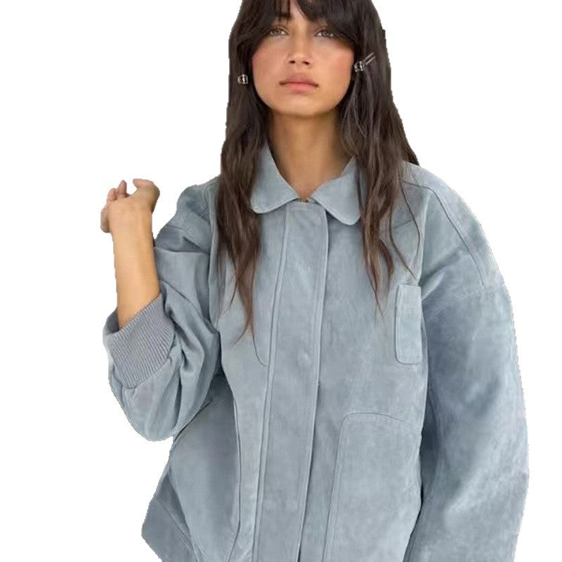Women Fashionable Oversized Denim Jacket Ivyshape