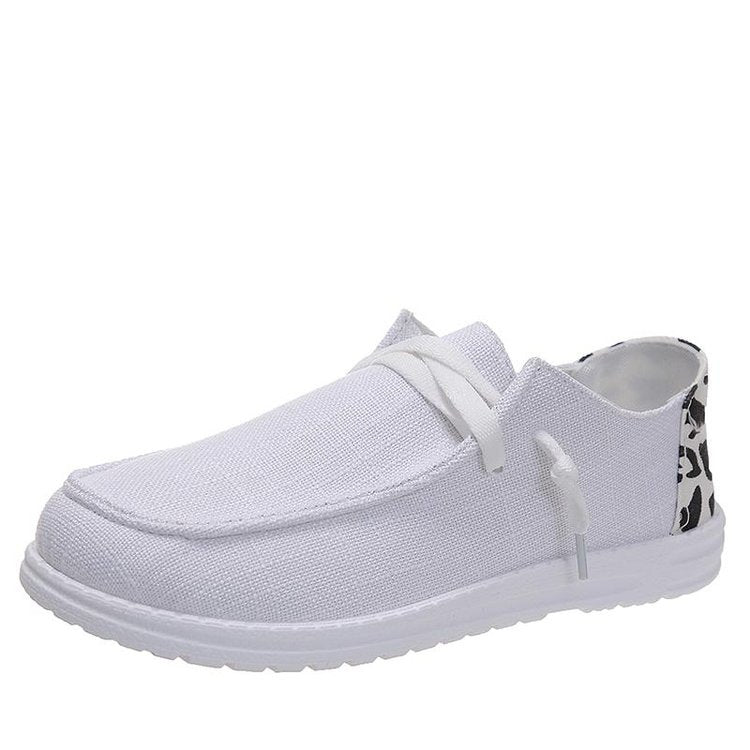 Ladies Comfortable Casual Shoes with Fashionable Design and Elastic Inserts Ivyshape