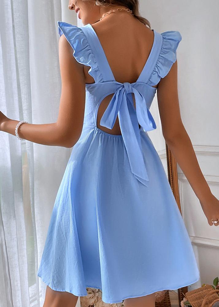 Ivyshape | Bliss Flutter Sleeve Mini Dress