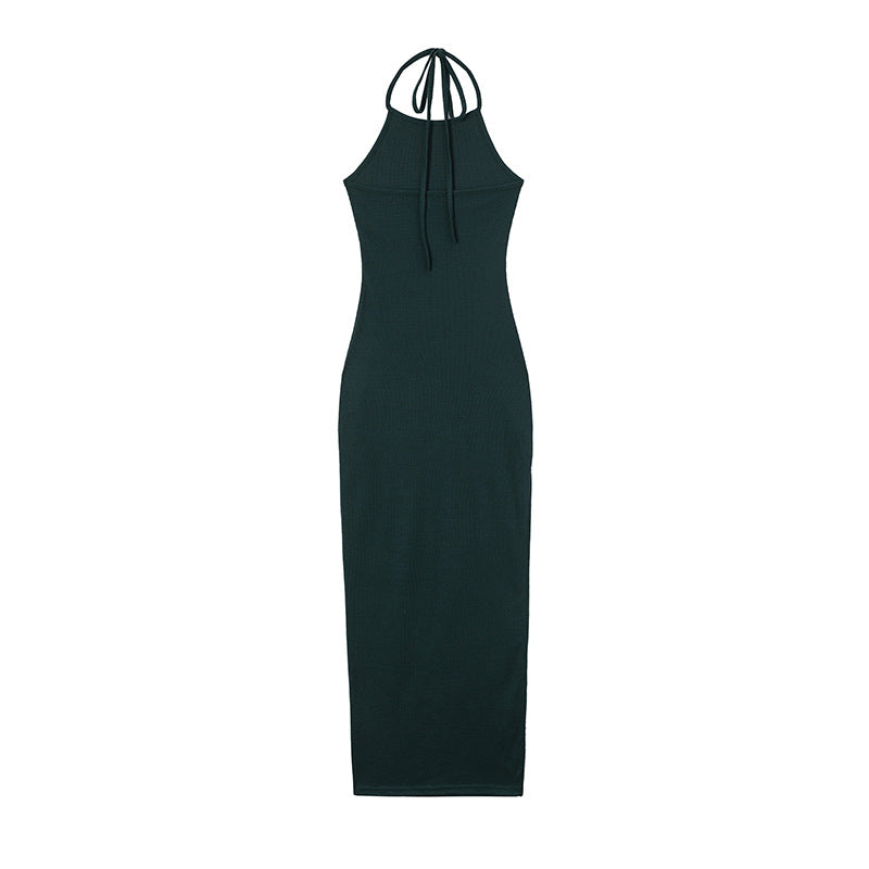 IvyShape | Side Split Bodycon Midi Strap Dress