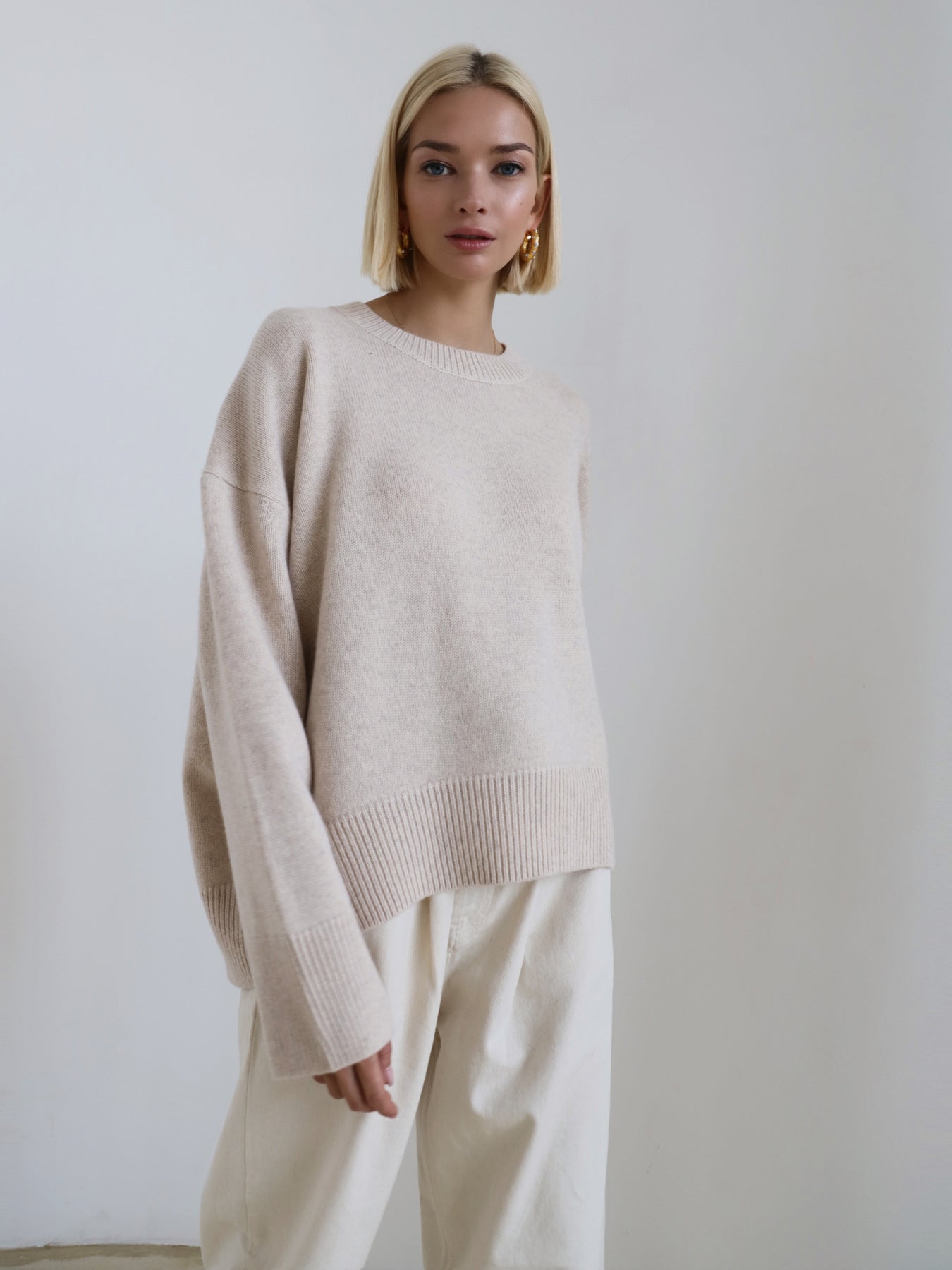 Ivyshape | Oversized Pullover Sweater