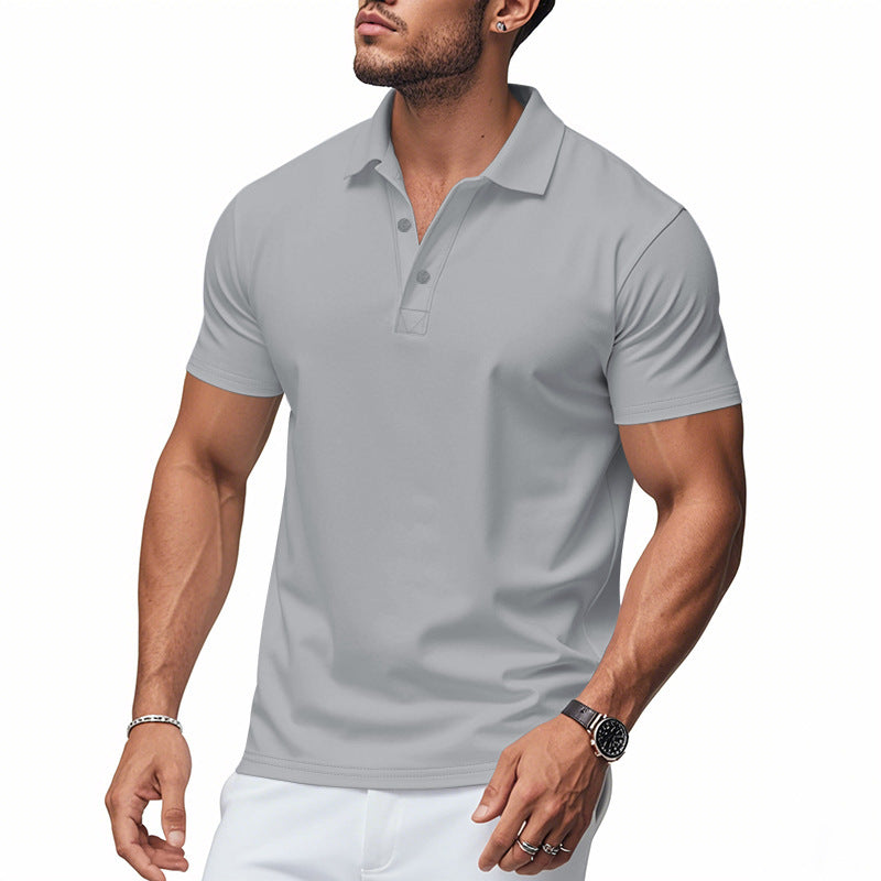 Men's polo shirt with modern quick-drying fabric and elegant fit Ivyshape
