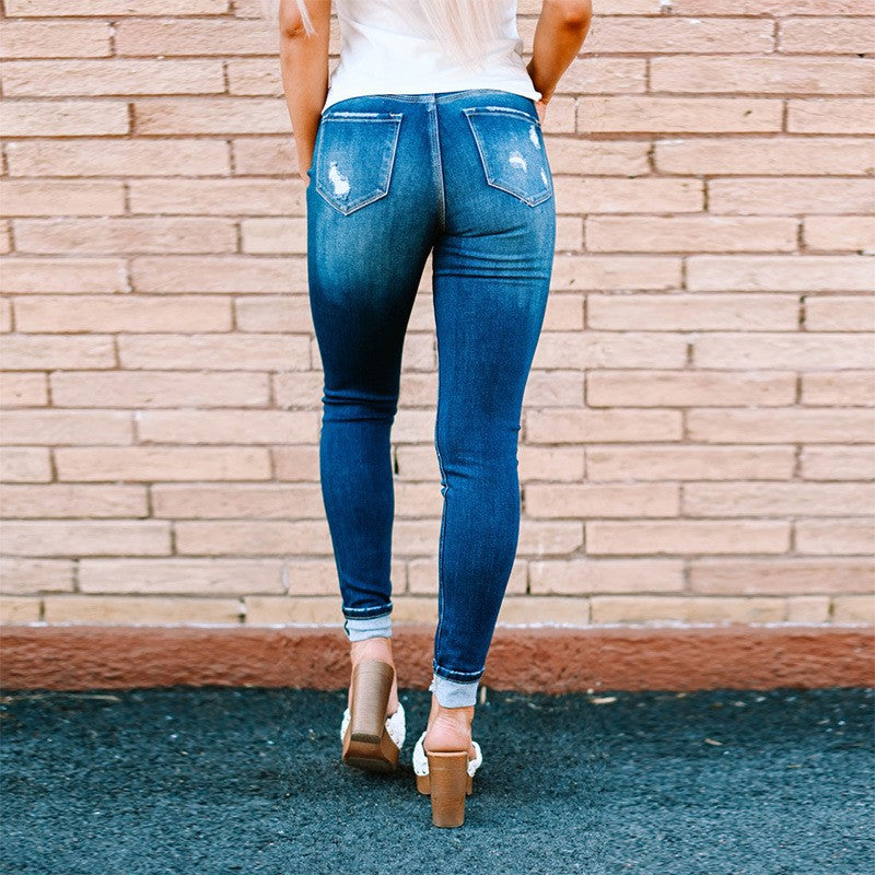 Ladies Skinny Jeans Ivyshape