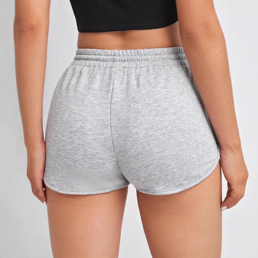 Women's comfortable leisure trousers with elastic waistband and adjustable drawstring Ivyshape